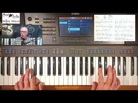 Herders, Hij is geboren versie 2, Muziekuur Blauw&Oranje10 Keyboard demovideo