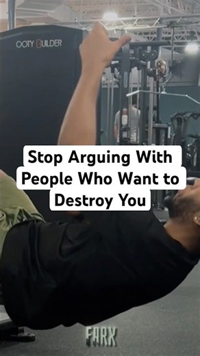 Stop Arguing With People Who Want to Destroy You