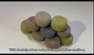 Aquarium Filter Media, Carbon Filter for Fish Tank Accessories, Ceramic Bio Media Blocks Turtle Filter 2.6lb 50pcs