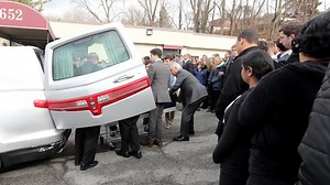 Funeral of Eric Goldberg, 17-year old victim in wrong way crash