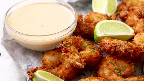 Coconut Shrimp With Sweet Chili Dipping