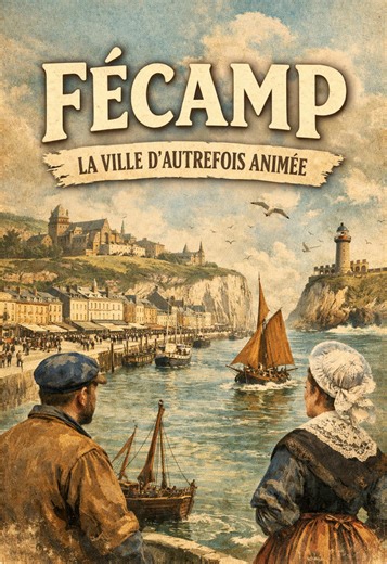 📍 FÉCAMP comme vous ne l’avez jamais vue ! Et si on remontait le temps ? ⏳ Grâce à d’anciennes cartes postales animées, la ville de Fécamp reprend vie sous vos yeux : le port, les falaises, les rues d’autrefois… Un petit voyage dans le passé pour redécouvrir cette ville normande pleine d’histoire. 🎥 Regardez jusqu’à la fin pour voir Fécamp comme il y a plus de 100 ans ! #fecamp #normandie #seinemaritime #patrimoine #histoire @fecamptourisme @villedefecamp