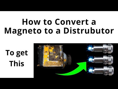 How to convert a Magneto to a Distributor on a Vintage Caterpillar Dozer D2 5J EP #12