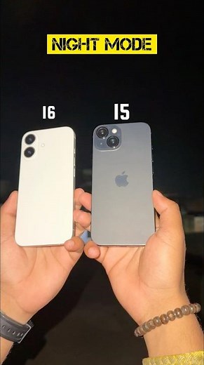 iPhone 15 vs iPhone 16 night mode test