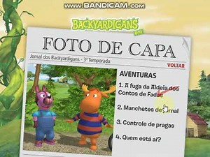 Menu DVD Os Backyardigans: Foto de Capa