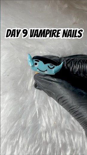 Halloween Nail Art Series | Vampire Nail Design 🧛