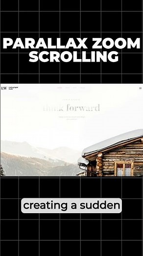 Have you heard of Parallax Zoom Scrolling Web Design Trend 2023