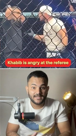 Khabib angry😡at the Referee! #ufc #mma #khabib #khabibnurmagomedov #islammakhachev #dagestan #pfl