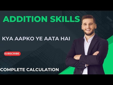 Addition Skills (“Master Addition Skills in Minutes 🔥 | Fast Calculation Tricks for Beginners”)