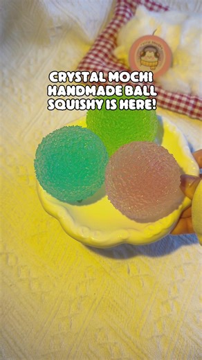 Explore Translucent Jelly Mochi Squishies!