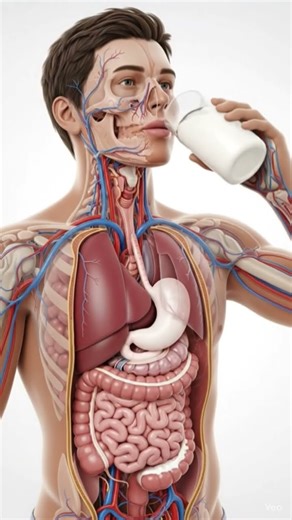 Inside The Human body- Science In Motion 😱 #humanbody#anatomy #3danimation #sciencetok #aiart #reel