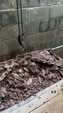 Digging out the walls! #underpinning #tunnel #engineering #Minecraft #concrete