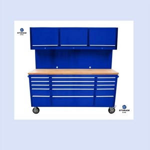 [Hot Item] Rolling Workshop Garage Storage Cabinet Tool Box Metal Garage Cabinet