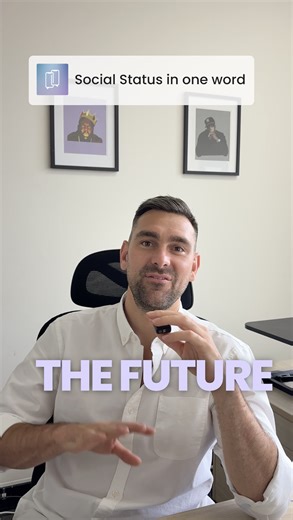 We asked the team to describe Social Status in one word. Here’s what they said 💭 | Social Status