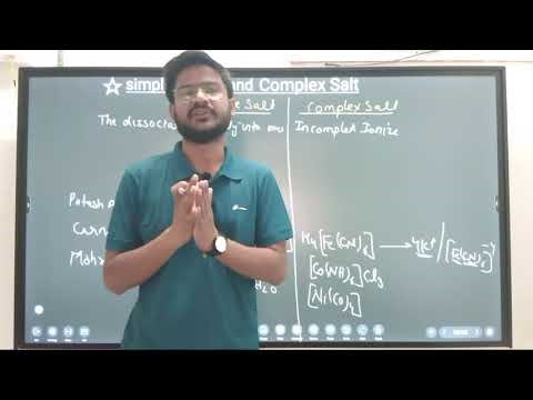 Double Salt | Complex Salt | By Mohid Sir Chemistry