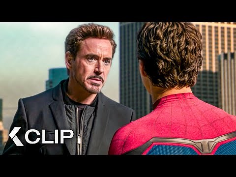 Tony Stark Takes Spider-Man's Suit Scene - SPIDER-MAN: Homecoming (2017)