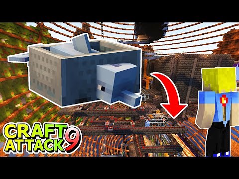 Delfin im LAGER! Endlich das perfekte Lager FERTIG! - Minecraft Craft Attack 9 #89