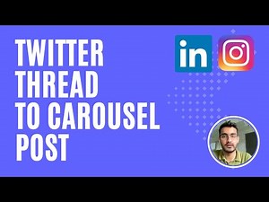 Twitter Thread to Instagram Carousel Post — Quick Tutorial