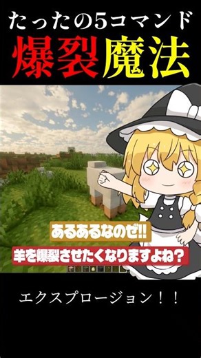 9割のプレイヤーが知らない神コマンド #minecraft #shorts #ゆっくり解説