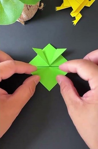 Easy Paper Frog Making | Fun Origami Craft for Kids & Beginners #diy