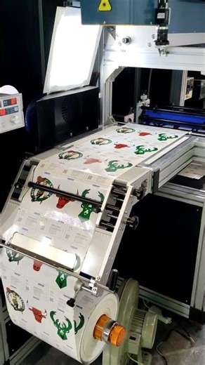 Roll-to-Roll Laser Cutter for Labels & Stickers | High-Speed Digital Label Cutting Machine