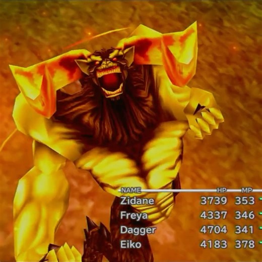 Ifrit Summon in Final Fantasy IX #shorts #finalfantasy #gaming #ff9 #squareenix #jrpg #games