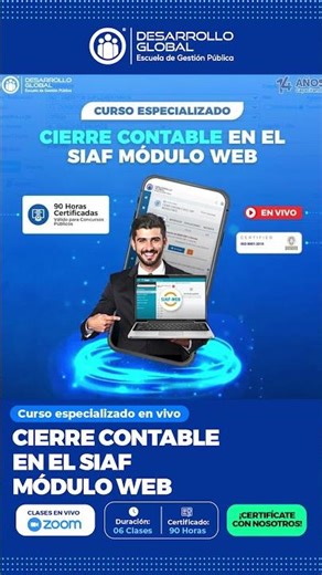 🎓 Curso Cierre Contable en el SIAF WEB📲 Informes: 944 551 059 - 933 177 108