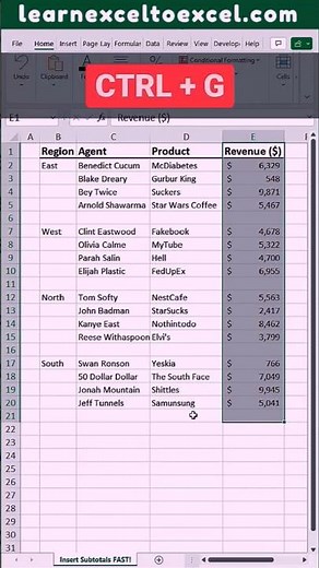 👉☺how to apply subtotal formula in excel 🔥🔥how to use subtotal function in excel #excel #viralvideo