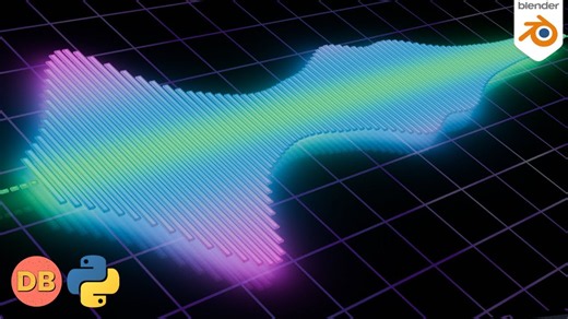 [中字]Blender教程：用Python打造自动音乐可视化