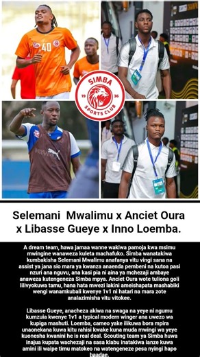 Selemani Mwalimu x Anciet Oura x Libasse Gueye x Inno Loemba.