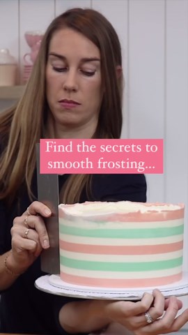Find the secrets to smooth frosting
