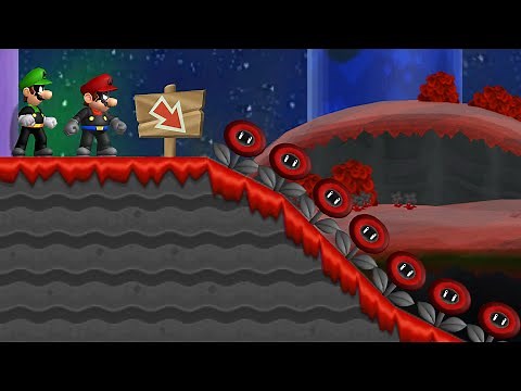 Dark Super Mario Bros. Wii Walkthrough - World 1