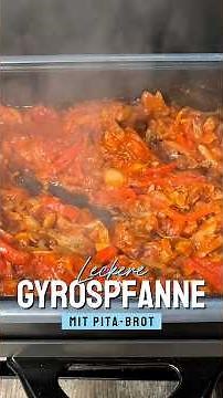 Gyrospfanne mit Pita-Brot – perfekte Resteverwertung.