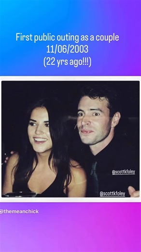 Marika Dominczyk on Instagram: "22 years ago 11/06/2003 Opening of The Violet Hour on #broadway and our first “public” outing. Love you @scottkfoley 🤓🤓 #love #couple #marriage #lovely #missyousomuch"