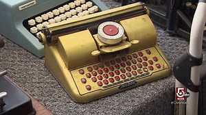 In the Boston area, find a typewriter collection and repair shop and a Linotype machine still in operation