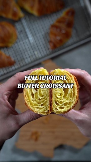 Butter Croissant Recipe Tutorial at Home | FrenchyCooks