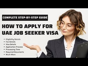 How To Apply For UAE Job Seeker Visa | Apply Online | Complete Step-by-Step Guide