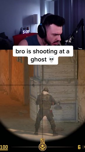 Bro Shooting at Ghost in CSGO
