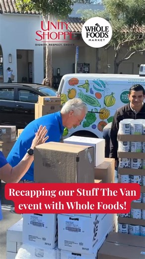 🚐💚 A Huge Day at Whole Foods! 💚🚐 We visited @wholefoods @wholefoodssb for a special Stuff the Van event and our hearts and our new van left fuller than ever. 🙌💥 Thanks to Whole Foods Market’s incredible generosity through their Nourishing Our Neighborhoods program, Unity Shoppe now has a brand new refrigerated food delivery van. We were able to put it to work right on the spot during this event. With this van, we can now: 🥦 Pick up more fresh food from local farms, grocery stores, and the