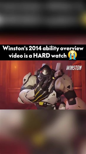 WINSTON'S 2014 ABILITY OVERVIEW VIDEO IS A HARD WATCH #overwatch #overwatch2 #ow2 #gaming