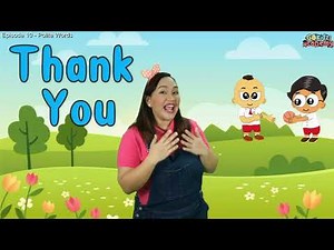 English Episode 10: POLITE WORDS| Simple English | Preschool Lessons| Fun Learning