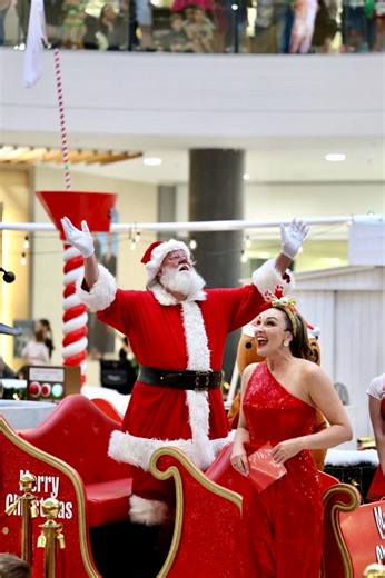 1.1K views · 31 reactions | Santa has officially arrived at Charlie!!  What an awesome morning welcoming Santa to the Centre and thank you to everyone who braved the rain and came along!  Don't forget-  Santa photos are available until 5pm today until 24 December  The Christmas Xpress is now running until 2pm today!  Face painting is also available until 2pm today!! Snap a selfie in the Santa sleigh on Level 1! | Charlestown Square | Facebook