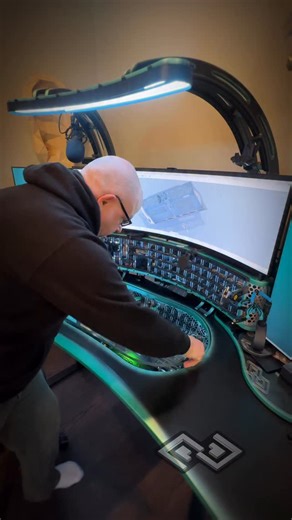 pete on Instagram: "Our gamer desk build is finally done. We just added a glass top on the liquid cooled pc case. The full length step by step YouTube video will be out later today. This was a very long project with lots of different components from laser cut steel, CNC cut wood, 3D printed parts and lots of custom led lighting. Thanks to everyone for following along on this project 😎👍 #gamer #gamingpc #customdesk #pcgaming Created using: @avidcnc for the desk @highcountrytools for all the end