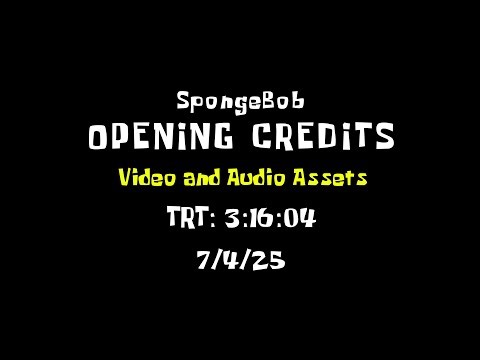 SpongeBob Opening Credits Assets