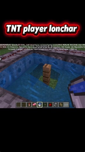 🚀 Built a TNT PLAYER LAUNCHER in Minecraft 💥😂