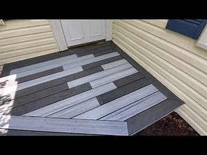 Trex Enhance Composite Deck Foggy Wharf & Clam Shell for Handicap Access Ramp Hanover PA DREAMscapes