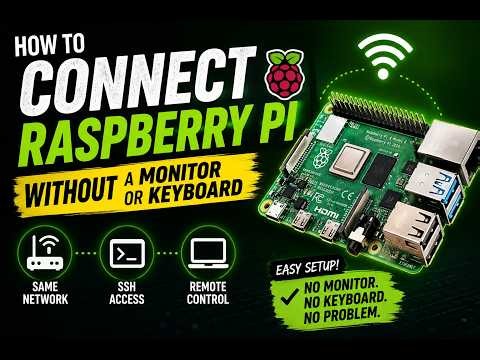 How to Connect Raspberry Pi Without a Monitor or Keyboard (Headless Setup)