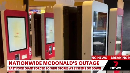 815K views · 4.6K reactions | #BREAKING: McDonald’s is shutting its stores around the country because of a major IT outage. Rory Campbell with the details. 7NEWS at 6pm | More local news: 7NEWS.com.au/news/vic #7NEWS | 7NEWS Melbourne | Facebook