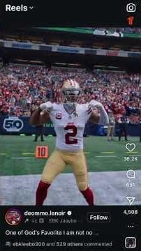 49ers CB Deommodore Lenoir uses EBK Jaaybo’s “Stand Over Music” in new reel! 💪