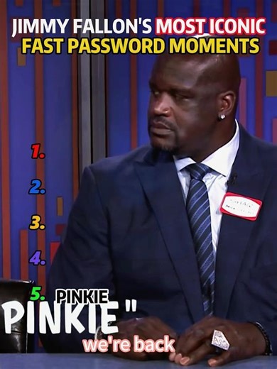 Jimmy FALLON most ICONIC fast password moments #funny